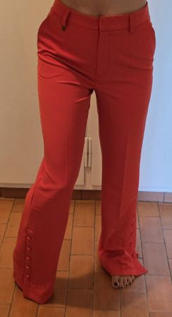 PS Fashion Hose, rot/orange, Grosse 36, mit Knöpfen