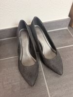 Pumps schwarz mit Glitzer Grösse 39 gebraucht