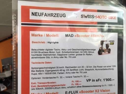Scooters: MAD Scooter mit Strassenzulassung – Gebraucht aus Seewen SO von Swiss-moto-bike 4
