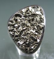Pyrit  Silber 925 Fingerring Gr. 60