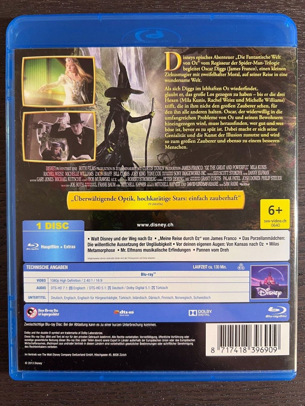 Tutti i DVDs: Die fantastische Welt von OZ – Usato da Zürich venduto da Blu-ray_ZH 1
