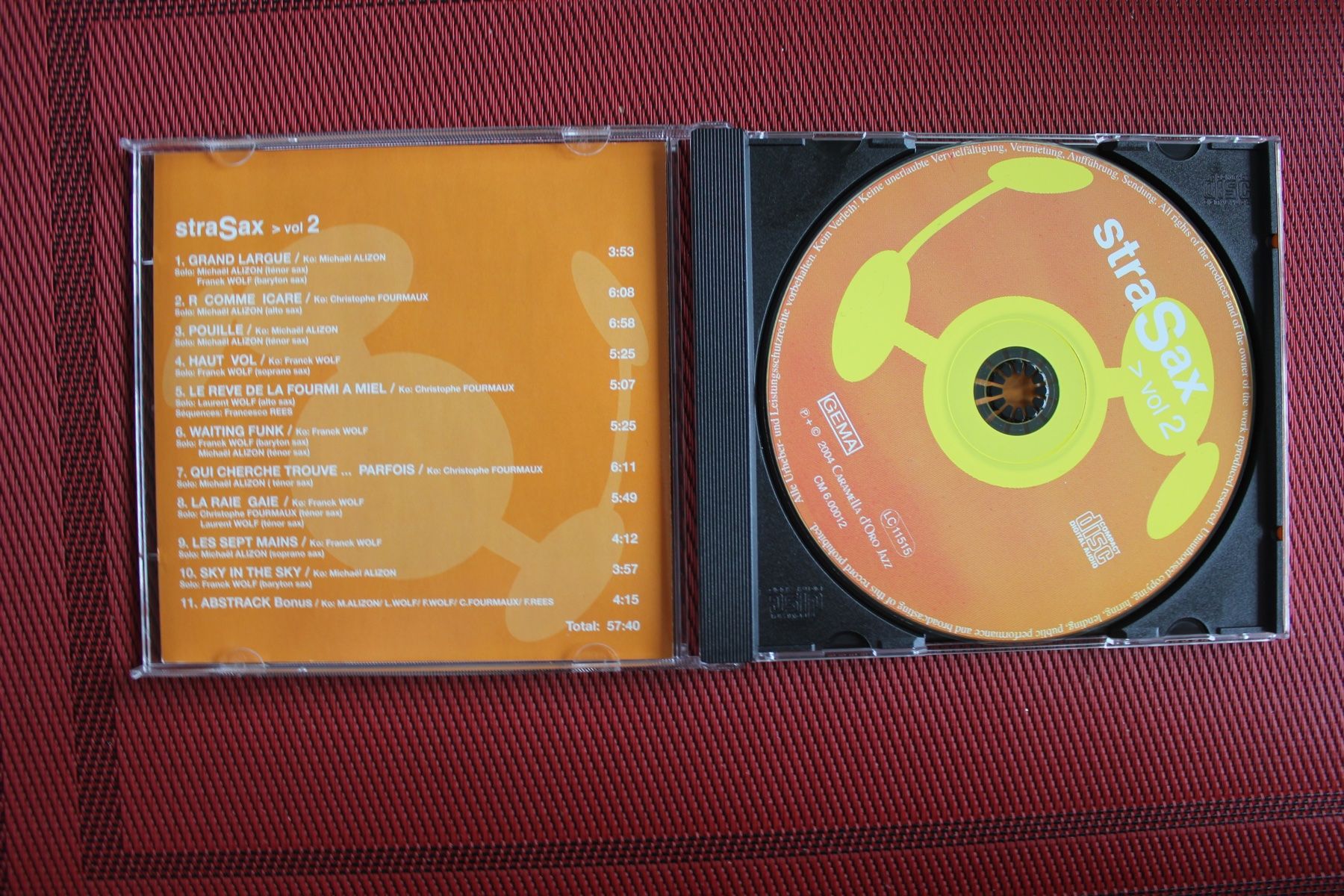 CD: Strasax - Vol.2 CD (515) – Usato da Geroldswil venduto da CD-Verkauf-2022 1