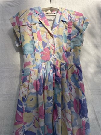 Robe vintage imprimé fleuri Charles Édouard