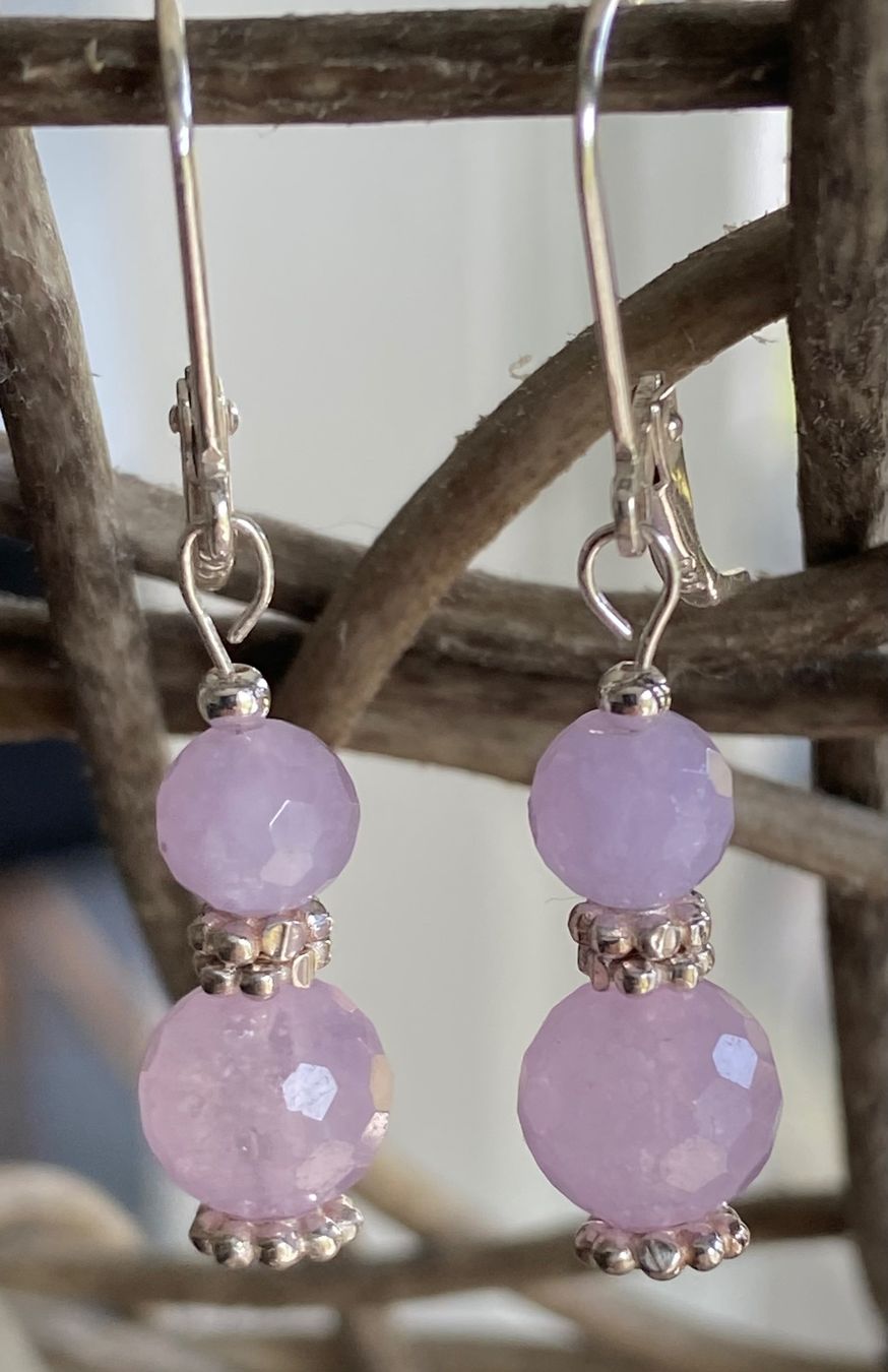 Orecchini pendenti & Orecchini a lobo: Silber Edelstein Ohrringe / Ohrhänger Lavendel Amethyst – Nuovo e nell'imballaggio originale da Zuzwil SG venduto da Lemliskat