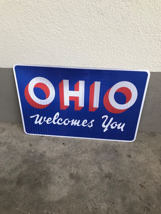 Schilder: Ohio-State Welcome Schild NOS – Neu (gemäss Beschreibung) aus Erlinsbach von Stu-ff 2