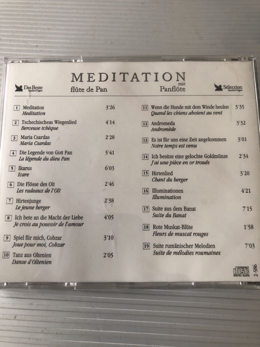 CD: Panflöte CD – Usato da Flaach venduto da rubo7 1