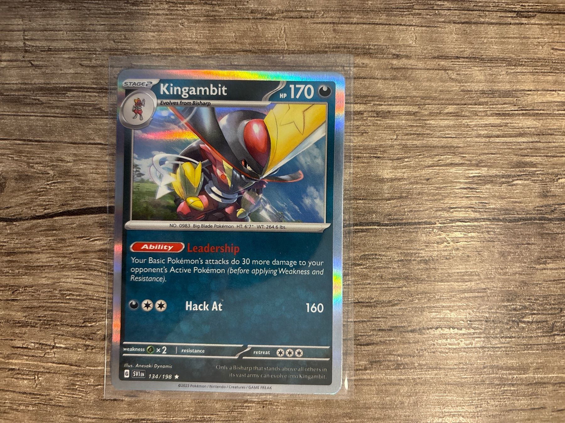 Pokémon Carte collezionabili: Kingambit (SVI EN) NM – Nuovo (secondo la descrizione) da Frutigen venduto da swissTCGworld