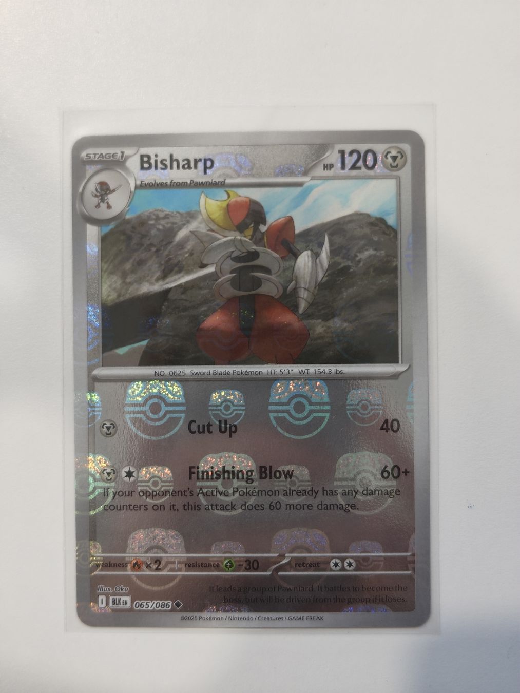Pokémon Carte collezionabili: Bisharp 065/086 Masterball – Nuovo (secondo la descrizione) da Therwil venduto da Cordachu_Trade
