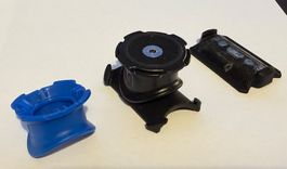 🔄 Quad Lock Bike Mount inkl. Flatbar Adapter & Black Lever
