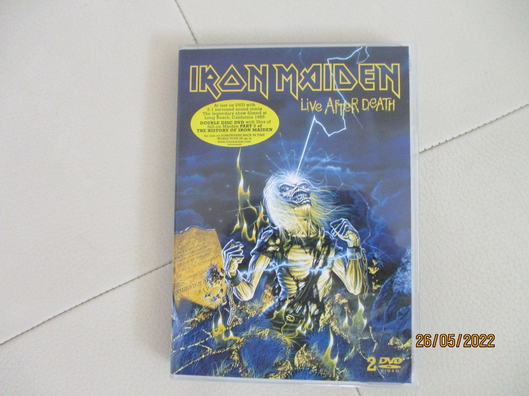 Tutti i DVDs: Iron Maiden -- Live after Death -- 2 DVDs – Usato da Liestal venduto da Disc-Point 1