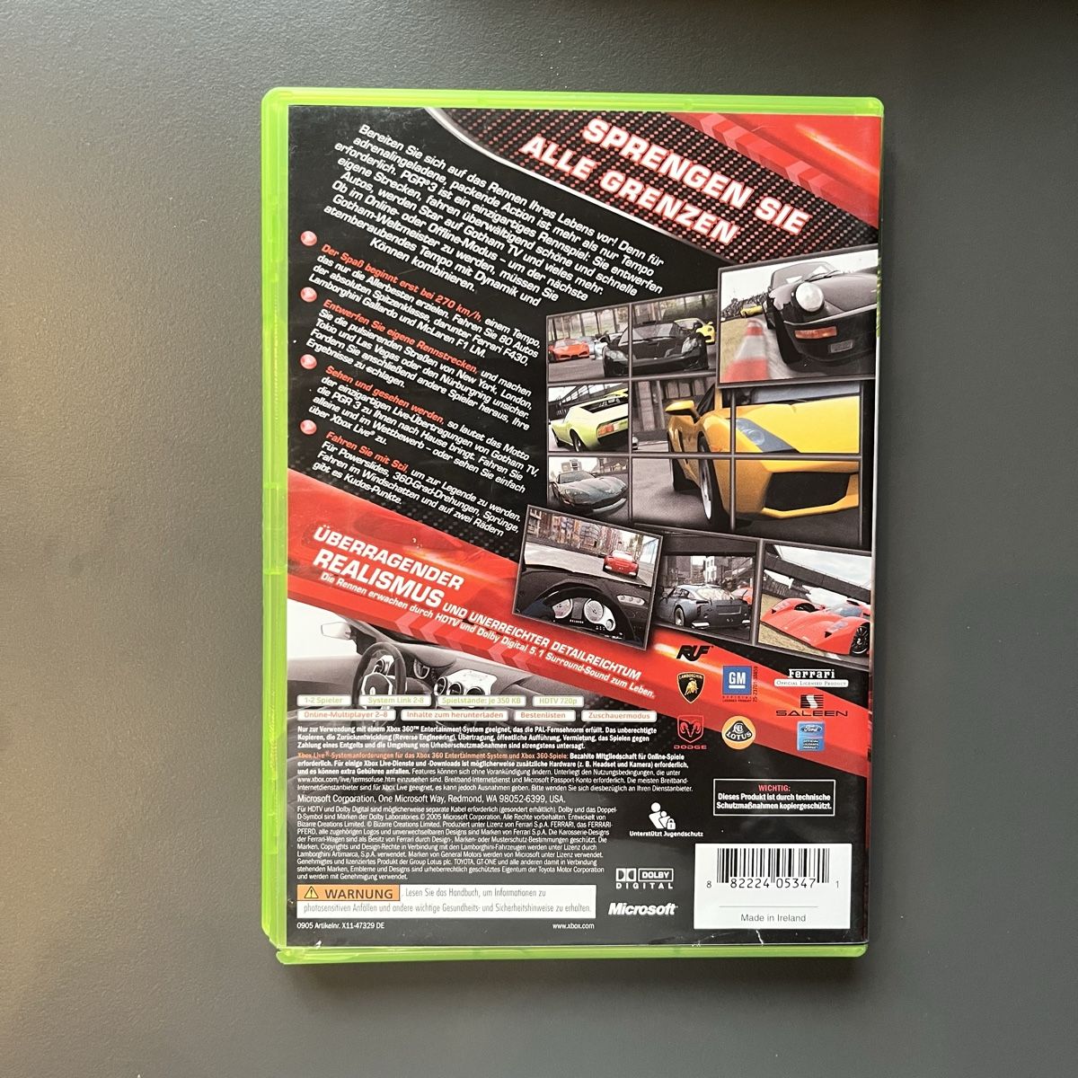Microsoft Giochi: Xbox 360 Spiel PGR Project Gotham Racing 3 – Usato da Balzers venduto da Consolegamer 2