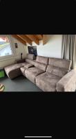 Ecksofa mit Bettfunktion und Getränkehalter wie neu