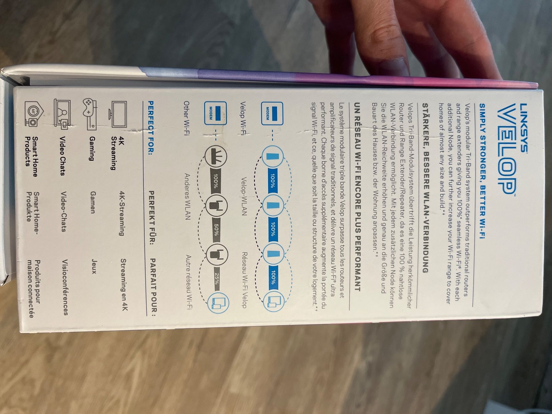 Linksys Modems & Routeurs: Linksys Velop Whole Home WiFi 3 Node Mesh System – D'occasion à Unterseen par dario7 2