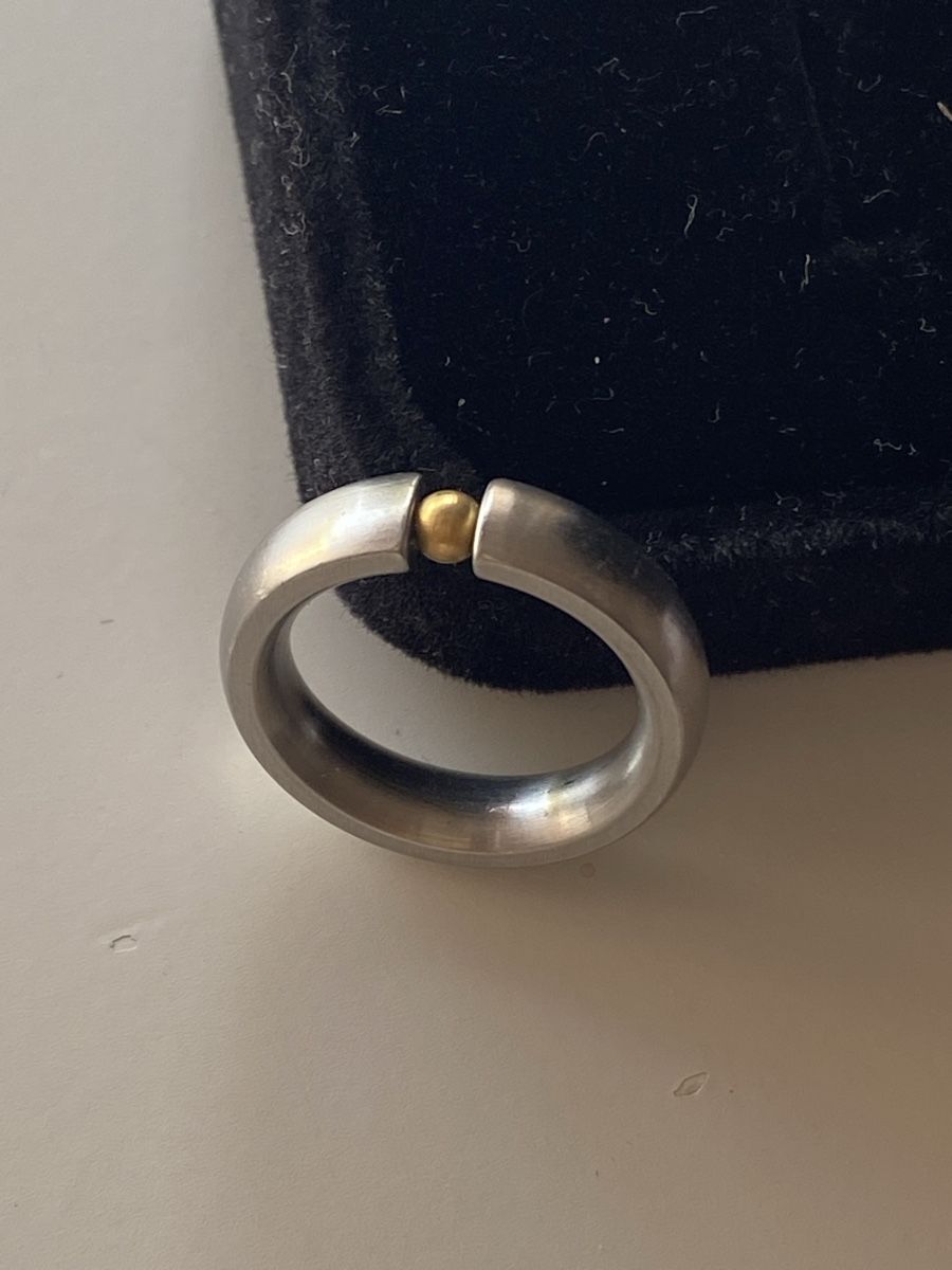 Anelli: XENOX Solitär Ring Edelstahl Farbe Silber Gold – Nuovo (secondo la descrizione) da Givisiez venduto da dor_xb9k 1
