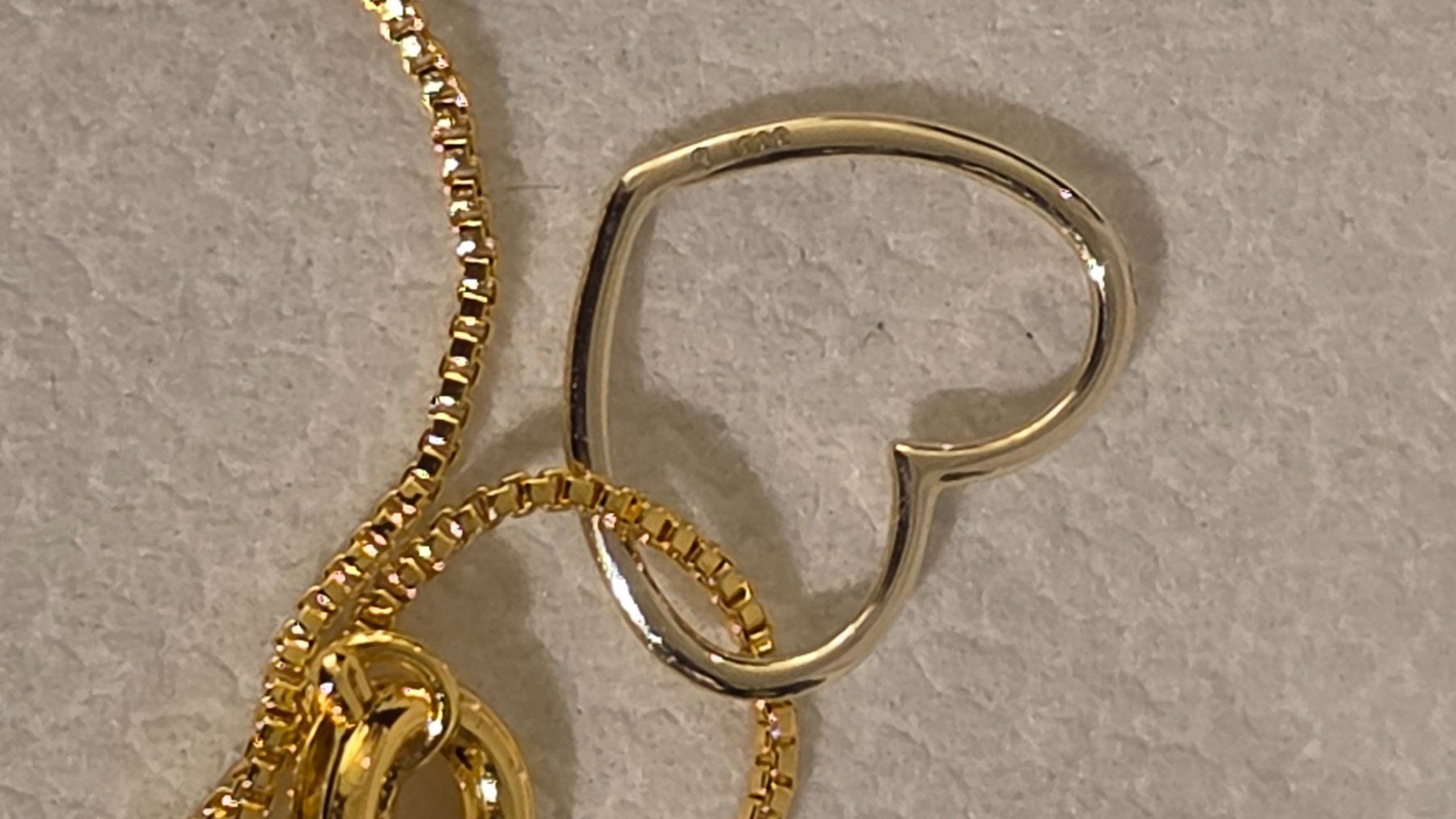 Statuette: Herz 333 Echtgold und kette s925 – Nuovo e nell'imballaggio originale da Hemmental venduto da GoldundGlanz 3