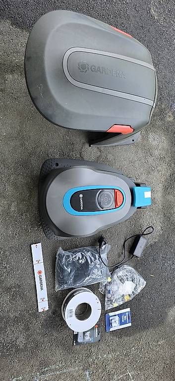 Rasenmäher: Tondeuse robot Gardena Sileno Minimo + Garage – Gebraucht aus Bouveret von bfvmafra 1