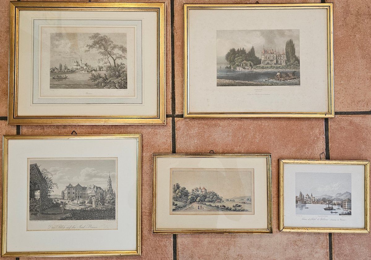 Incisioni: Gravures de la région de Thoune – Usato da Orvin venduto da blade63