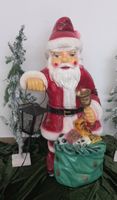 Schöner grosser Samichlaus mit leuchtender Laterne (84 cm)