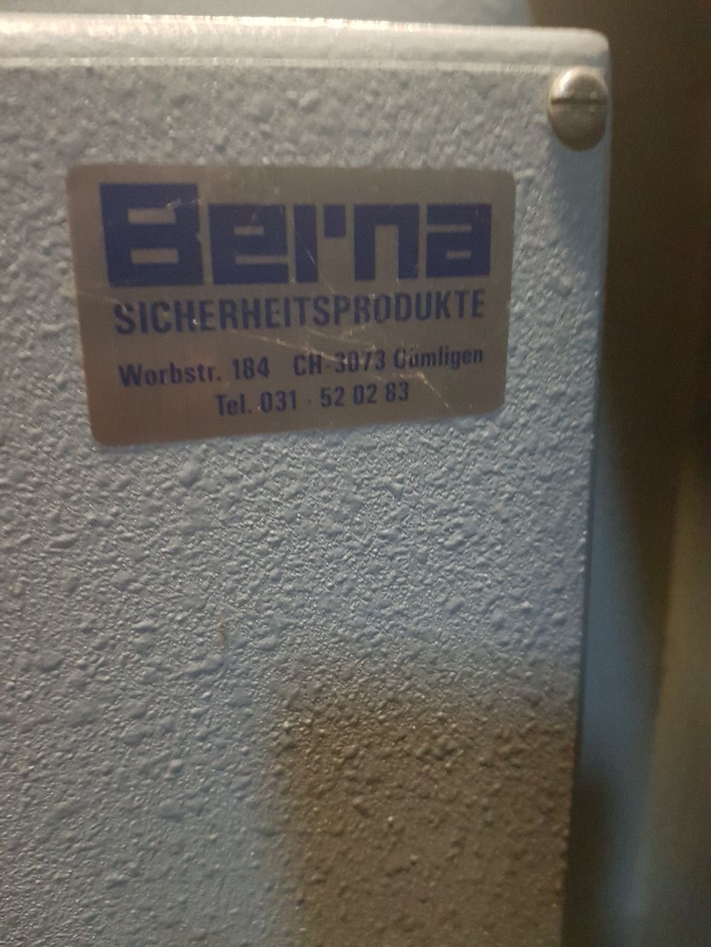 Tresor: Tresor Berna – Gebraucht aus Brenzikofen von Nramseier 2
