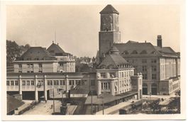 ST. GALLEN Bahnhof mit Postgebäude - Appenzeller Bahn