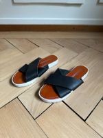 LUVIANA - Sandale schwarz-weiss 37