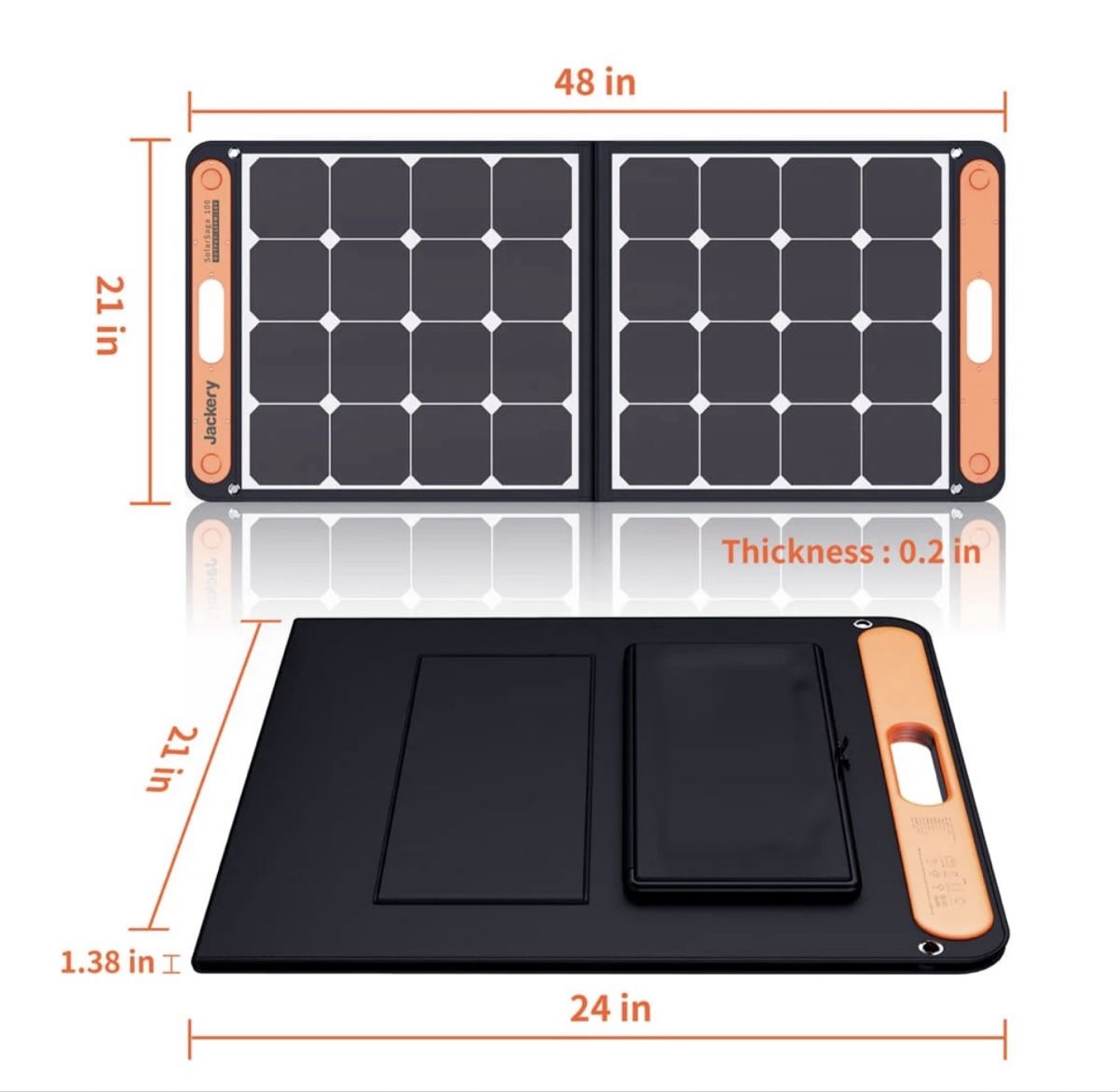 Jackery Dispositivi a energia solare: Jackery Solarpanel Saga 100 – Nuovo e nell'imballaggio originale da Rüfenacht BE venduto da Swissboybern 4