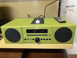 Yamaha Micro System MCR-042 grün gebraucht mit Fernbedienung