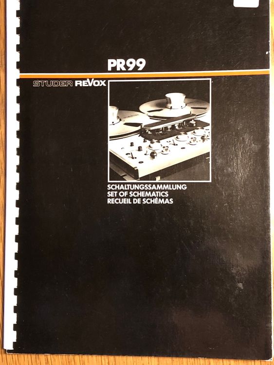 Studer Revox PR 99 Schaltungssammlung | Kaufen auf Ricardo
