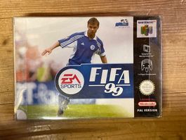 [N64] EA Sports FIFA 99 mit OVP und passender PET-Hülle