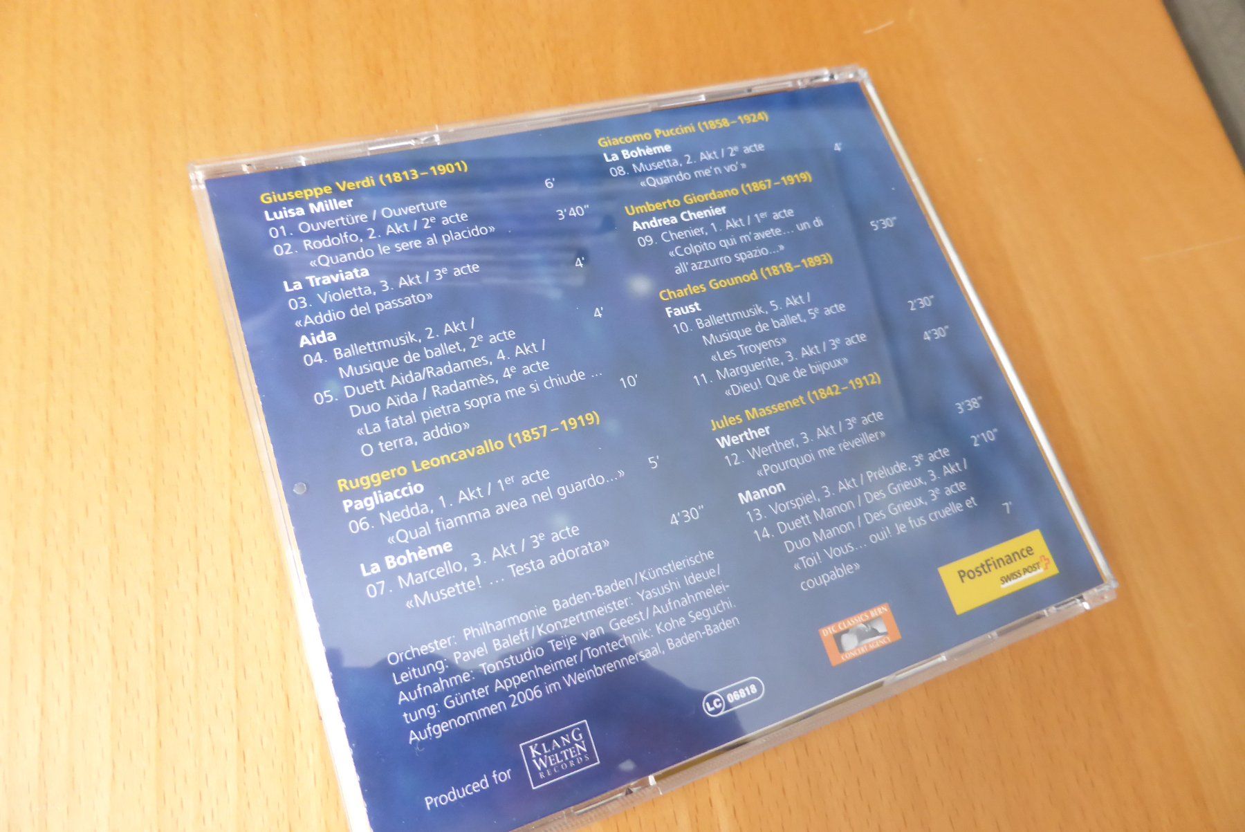 CDs: CD - Classics - Noemi Nadelmann & Zoran Todorovich – Gebraucht aus Brunnadern von vapiano 1