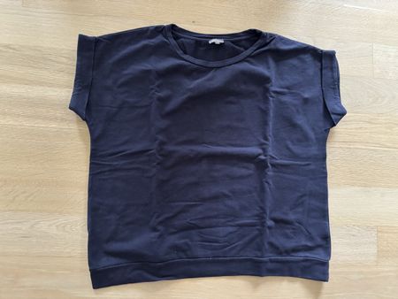 Sweatshirt kurzarm blau naturalina XL
