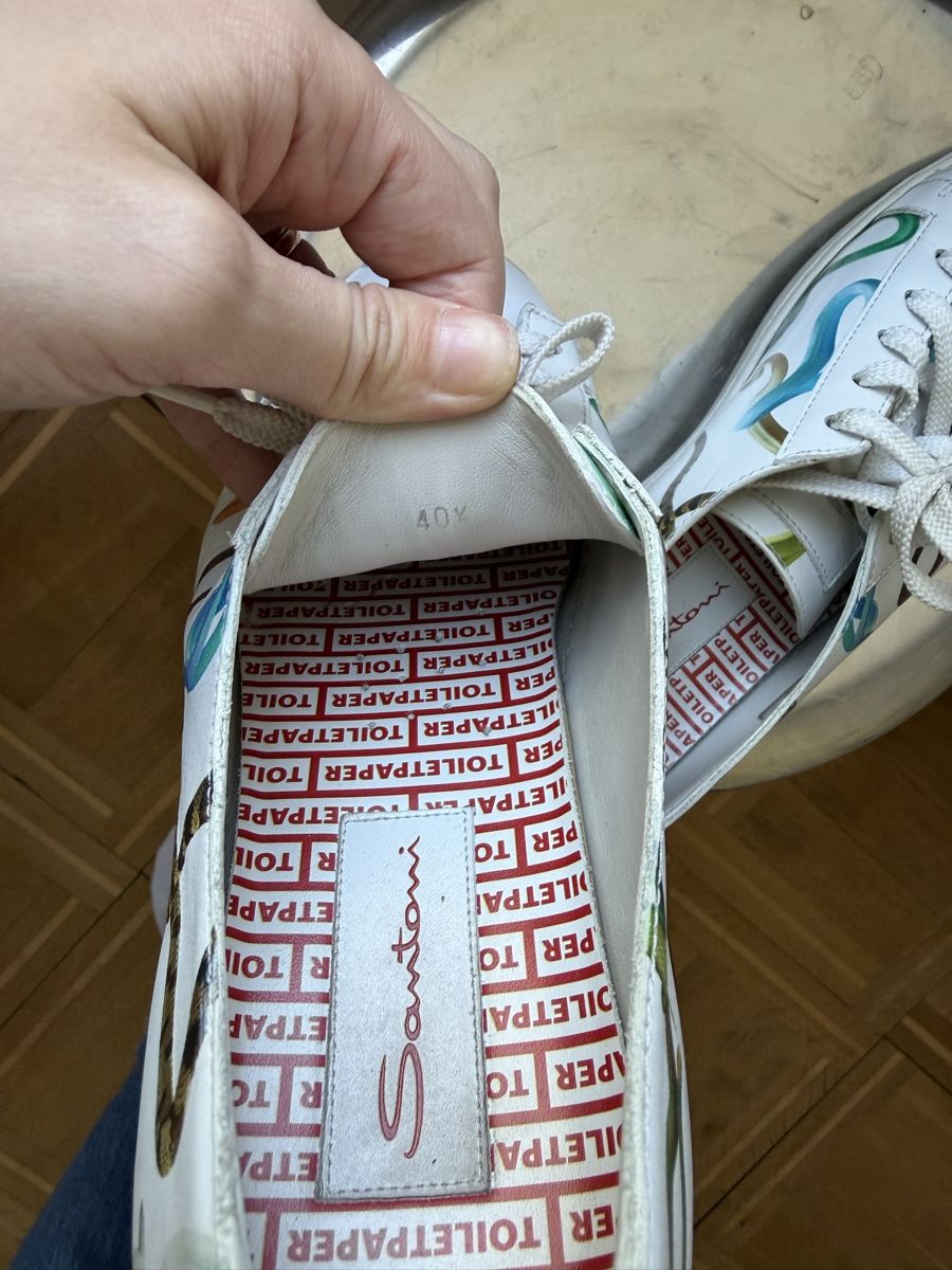 Santoni Damenschuhe: Santoni Toiletpaper Sneaker, Size 40.5. – Neu (gemäss Beschreibung) aus Basel von PabloMaleta 2