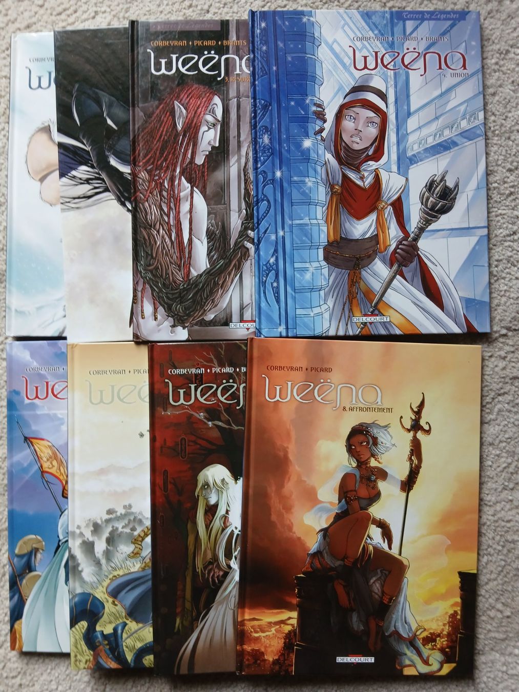 Comics: WEENA TTBE HISTOIRE COMPLETE  TOME 1 A 8 EO 3 ,4. 7 ET 8 – Gebraucht aus Puidoux von Efango