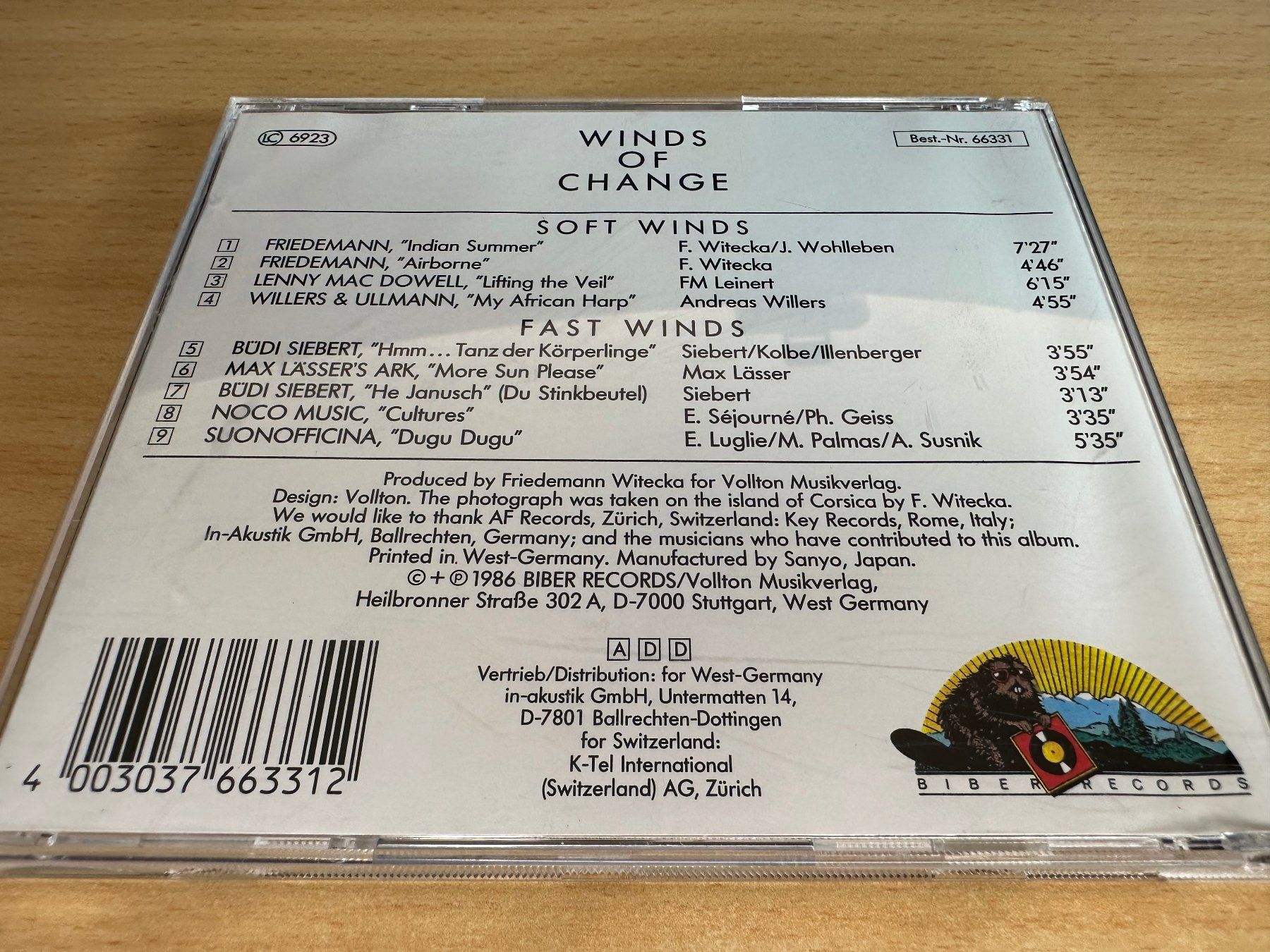 CDs: Various – Winds Of Change – Gebraucht aus Rikon im Tösstal von Alpenmutz 1