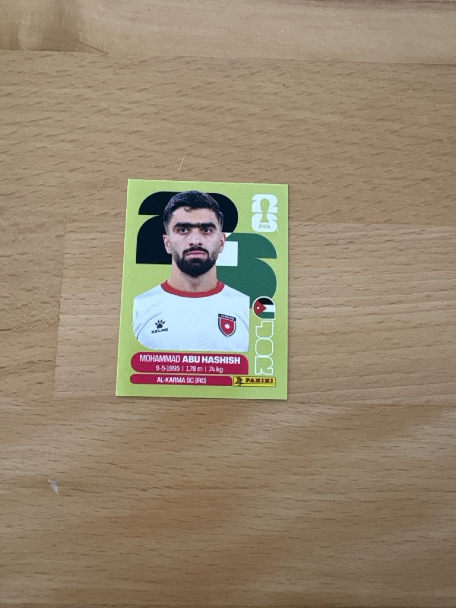 Panini Sammelbilder & Trading cards: FIFA World Cup 2026 Sticker Mohammad Abu Hashish JOR 4 – Neu (gemäss Beschreibung) aus Niederrohrdorf von 92Fischli