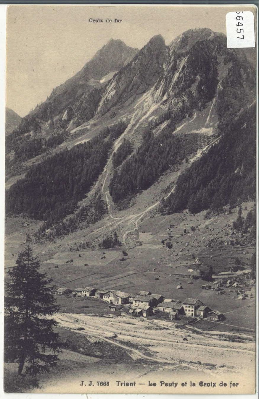 Ansichtskarten: Trient - Le Peuty et la Croix de fer – Gebraucht aus Ettingen von Kartenplanet
