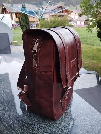 Echt Leder Rucksack 