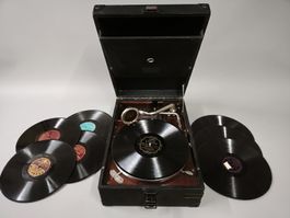 Musikgeschichte - Antikes Grammophon mit tollem Klang