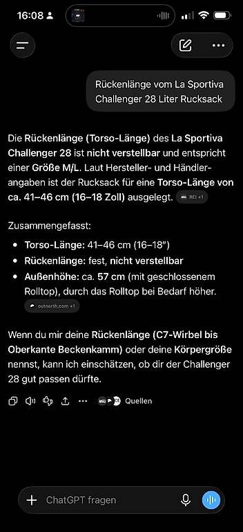Zaini: La Soortiva Challenger 28 Liter Rucksack Top – Usato da Zermatt venduto da ber_sdz7 2