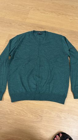 Herren Pullover Pelikamo Merinowolle grün Grösse M neuwertig