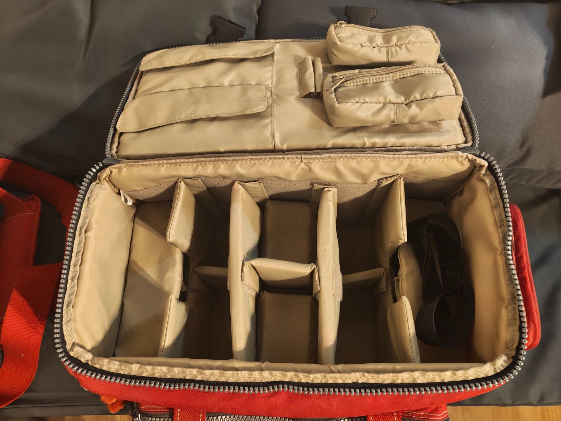 Borse: KIPLING Tasche Rot Mit Verstellbaren Fächern Defekt – Difettoso da Monthey venduto da 19_karen_84 6
