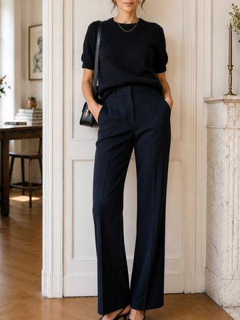 Claudie Pierlot Piny Marine Hose – Gr. M