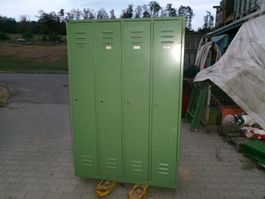 Metall -Garderobenschrank -  4 Einheiten -  Splint