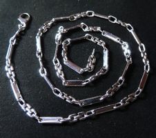 Rhodinierte Silber 925 Halskette