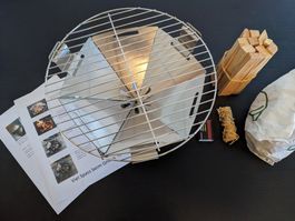 Camping Grillset mit Grillschale