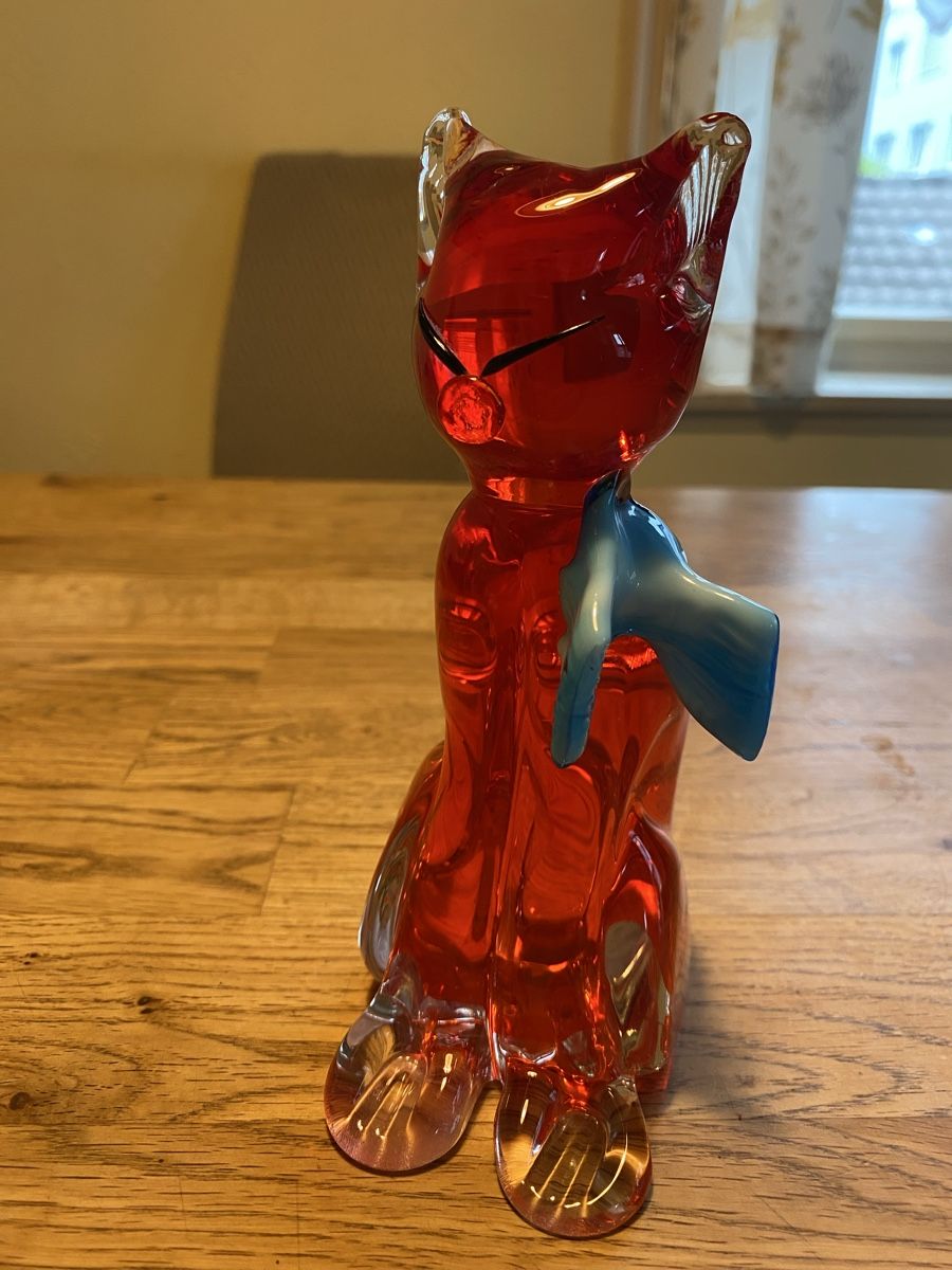 Murano Statuette: Murano Katze – Usato da Flawil venduto da Naphtali 1