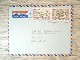 TR63 Enveloppe + Timbre Nigeria 1957