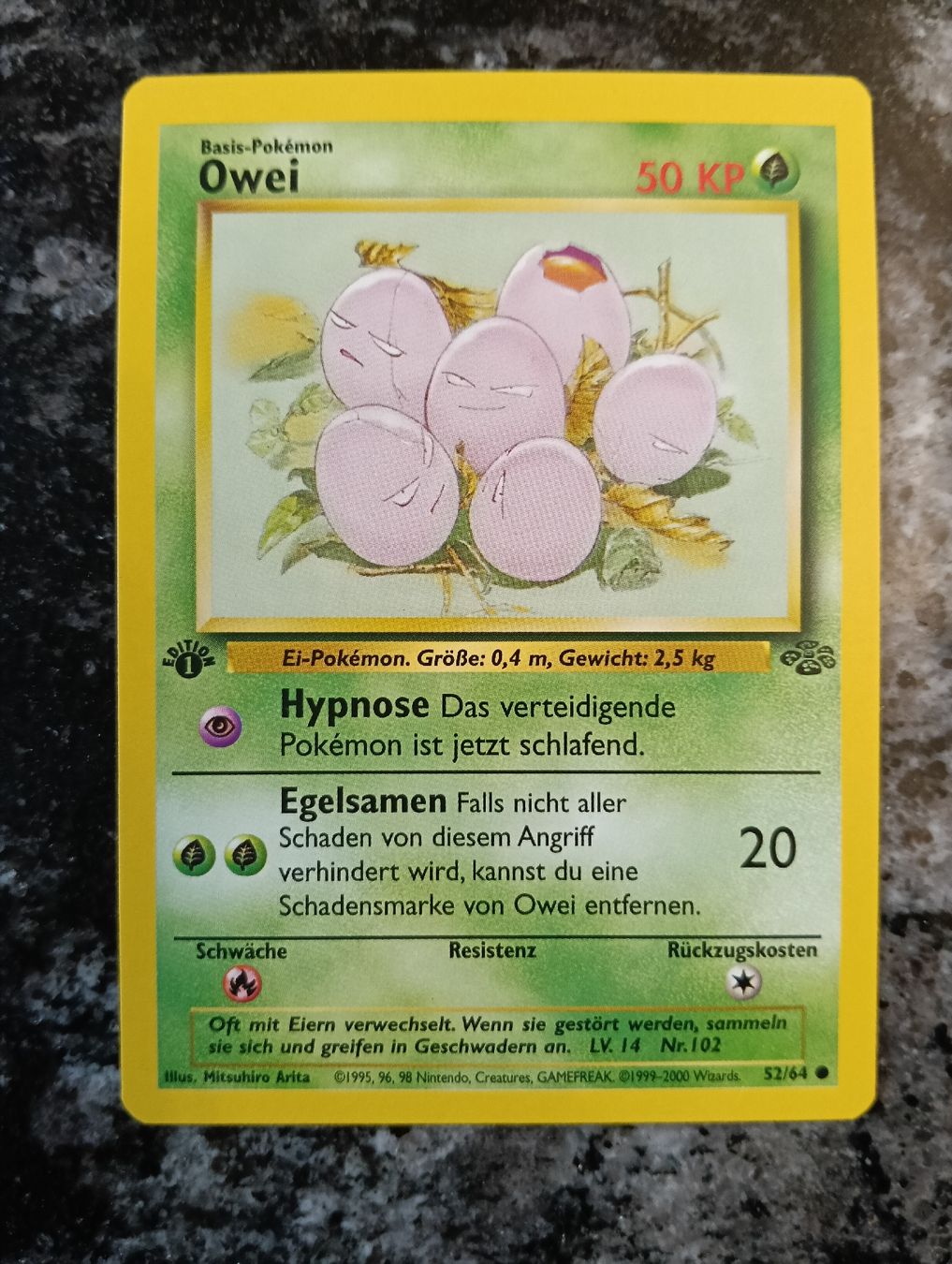 Pokémon Carte collezionabili: Pokémon Dschungel 1 Edition Owei  – Usato da LEUZIGEN venduto da mic_sdh5