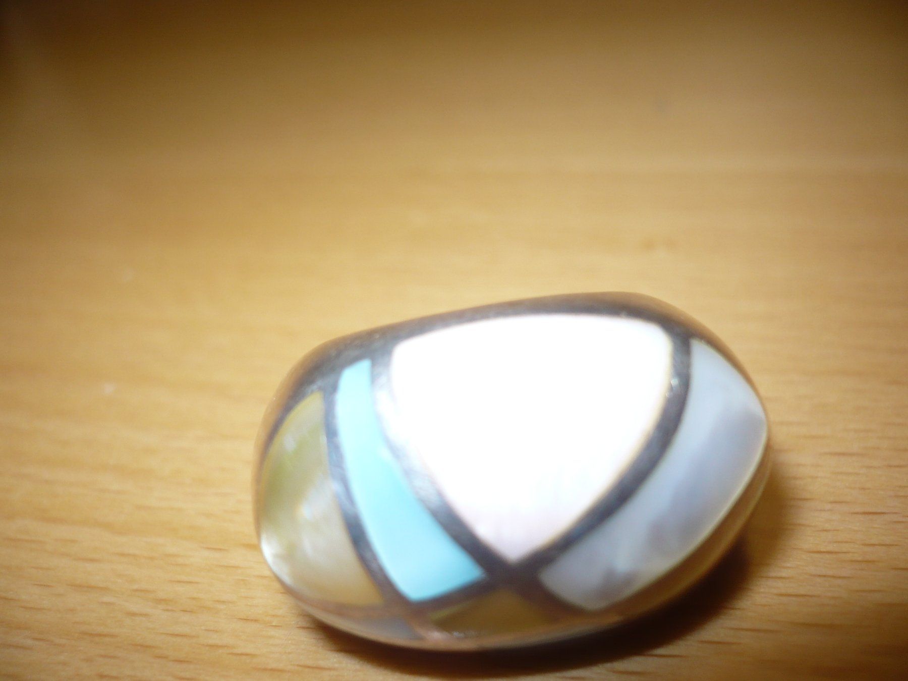 Ringe: Ring Silber mit Perlmutt – Gebraucht aus Merzligen von Marthe22 4
