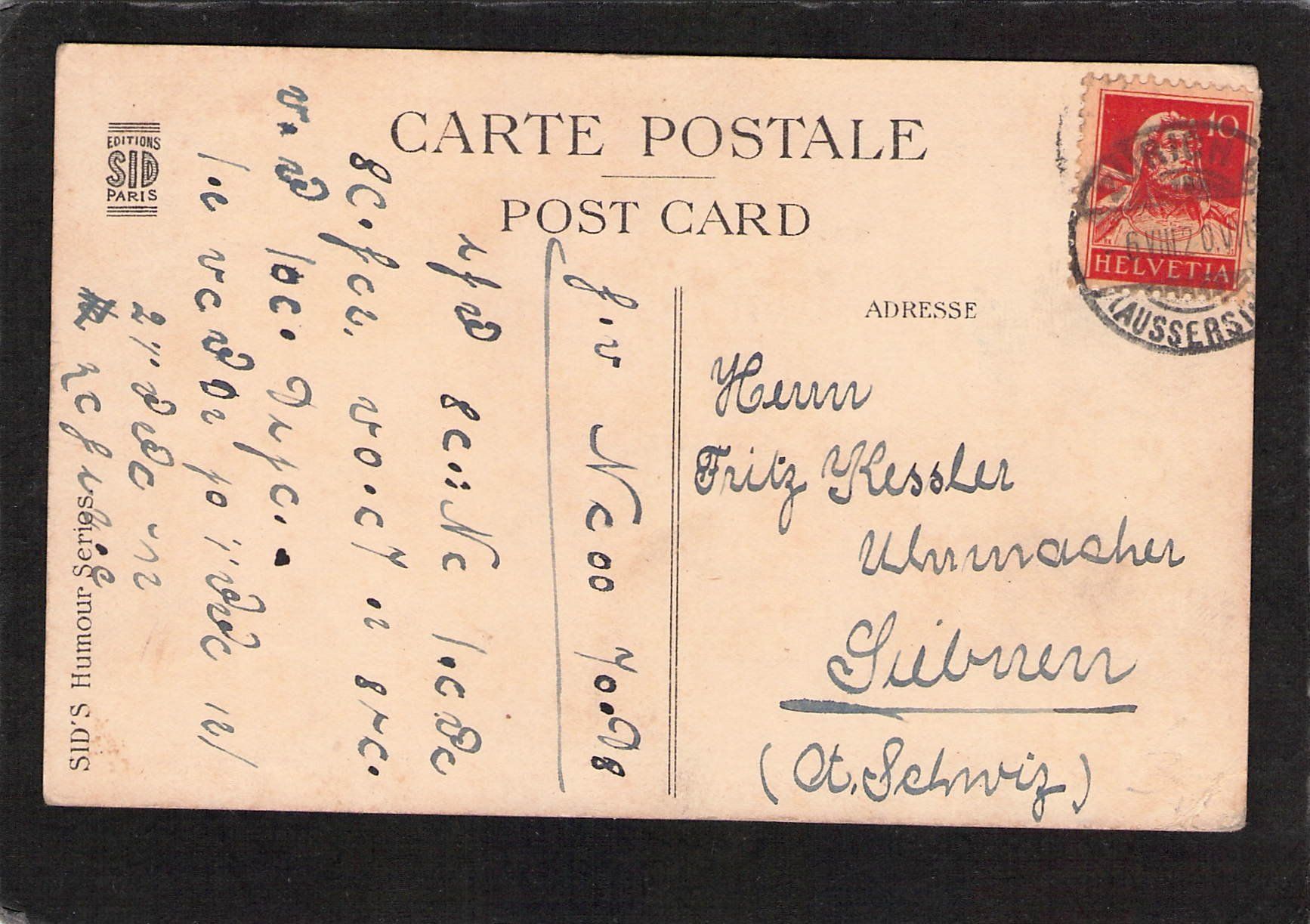 Cartoline postali: Juxkarte – Usato da Reichenburg venduto da ibiza18 1